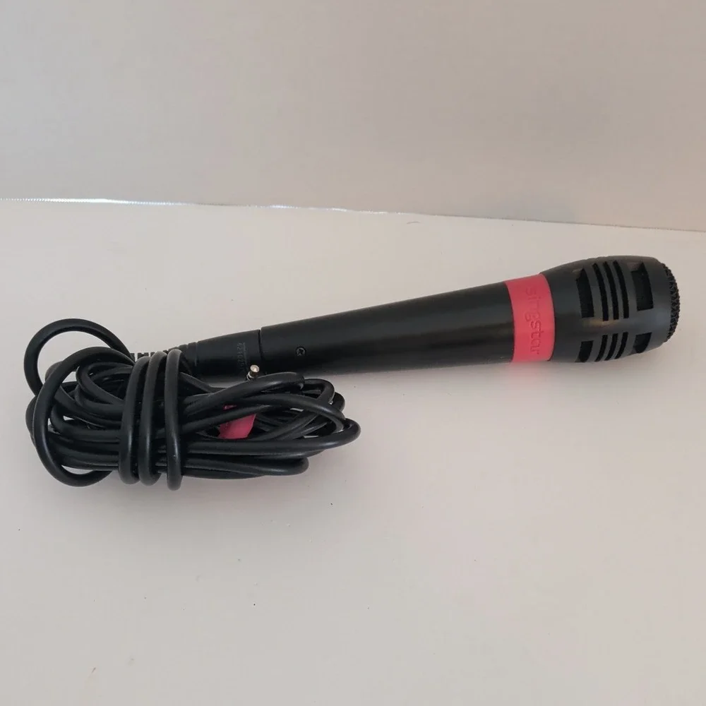 Sony SingStar Wired Microphones Red and Blue Pair for PlayStation PS2 PS3 PS4